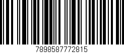 Código de barras (EAN, GTIN, SKU, ISBN): '7898587772815'
