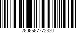 Código de barras (EAN, GTIN, SKU, ISBN): '7898587772839'