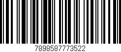 Código de barras (EAN, GTIN, SKU, ISBN): '7898587773522'
