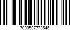Código de barras (EAN, GTIN, SKU, ISBN): '7898587773546'