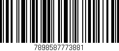 Código de barras (EAN, GTIN, SKU, ISBN): '7898587773881'