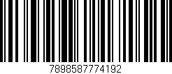 Código de barras (EAN, GTIN, SKU, ISBN): '7898587774192'