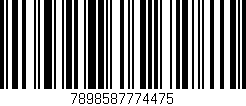 Código de barras (EAN, GTIN, SKU, ISBN): '7898587774475'