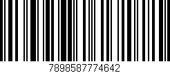 Código de barras (EAN, GTIN, SKU, ISBN): '7898587774642'