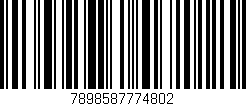 Código de barras (EAN, GTIN, SKU, ISBN): '7898587774802'