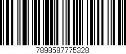 Código de barras (EAN, GTIN, SKU, ISBN): '7898587775328'