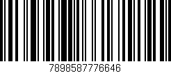 Código de barras (EAN, GTIN, SKU, ISBN): '7898587776646'