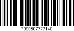Código de barras (EAN, GTIN, SKU, ISBN): '7898587777148'