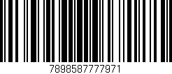 Código de barras (EAN, GTIN, SKU, ISBN): '7898587777971'