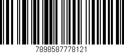 Código de barras (EAN, GTIN, SKU, ISBN): '7898587778121'