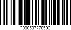 Código de barras (EAN, GTIN, SKU, ISBN): '7898587778503'