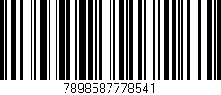 Código de barras (EAN, GTIN, SKU, ISBN): '7898587778541'