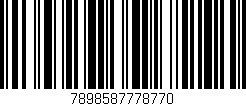 Código de barras (EAN, GTIN, SKU, ISBN): '7898587778770'