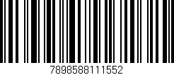 Código de barras (EAN, GTIN, SKU, ISBN): '7898588111552'