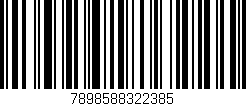 Código de barras (EAN, GTIN, SKU, ISBN): '7898588322385'