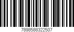 Código de barras (EAN, GTIN, SKU, ISBN): '7898588322507'