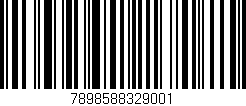 Código de barras (EAN, GTIN, SKU, ISBN): '7898588329001'