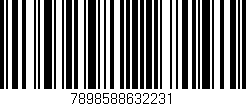 Código de barras (EAN, GTIN, SKU, ISBN): '7898588632231'