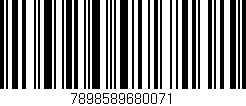 Código de barras (EAN, GTIN, SKU, ISBN): '7898589680071'