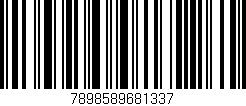 Código de barras (EAN, GTIN, SKU, ISBN): '7898589681337'