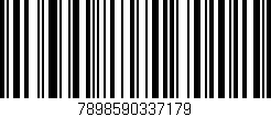 Código de barras (EAN, GTIN, SKU, ISBN): '7898590337179'
