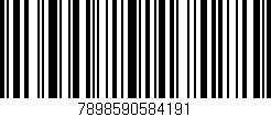 Código de barras (EAN, GTIN, SKU, ISBN): '7898590584191'