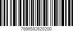Código de barras (EAN, GTIN, SKU, ISBN): '7898592620200'