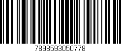 Código de barras (EAN, GTIN, SKU, ISBN): '7898593050778'