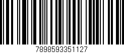 Código de barras (EAN, GTIN, SKU, ISBN): '7898593351127'