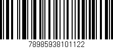 Código de barras (EAN, GTIN, SKU, ISBN): '78985938101122'