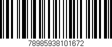 Código de barras (EAN, GTIN, SKU, ISBN): '78985938101672'
