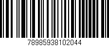 Código de barras (EAN, GTIN, SKU, ISBN): '78985938102044'