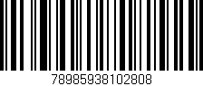 Código de barras (EAN, GTIN, SKU, ISBN): '78985938102808'
