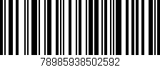 Código de barras (EAN, GTIN, SKU, ISBN): '78985938502592'