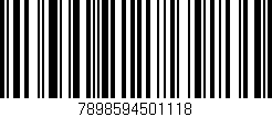 Código de barras (EAN, GTIN, SKU, ISBN): '7898594501118'
