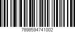 Código de barras (EAN, GTIN, SKU, ISBN): '7898594741002'
