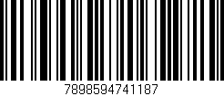Código de barras (EAN, GTIN, SKU, ISBN): '7898594741187'