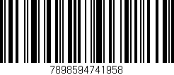 Código de barras (EAN, GTIN, SKU, ISBN): '7898594741958'