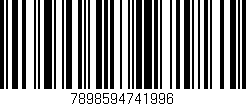 Código de barras (EAN, GTIN, SKU, ISBN): '7898594741996'