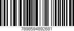 Código de barras (EAN, GTIN, SKU, ISBN): '7898594892681'