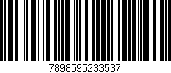 Código de barras (EAN, GTIN, SKU, ISBN): '7898595233537'