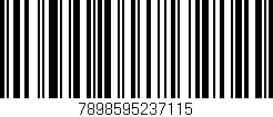Código de barras (EAN, GTIN, SKU, ISBN): '7898595237115'