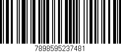 Código de barras (EAN, GTIN, SKU, ISBN): '7898595237481'