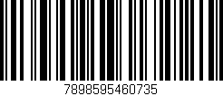 Código de barras (EAN, GTIN, SKU, ISBN): '7898595460735'