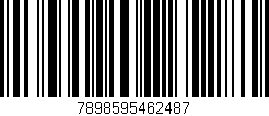 Código de barras (EAN, GTIN, SKU, ISBN): '7898595462487'