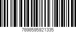 Código de barras (EAN, GTIN, SKU, ISBN): '7898595921335'