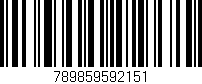 Código de barras (EAN, GTIN, SKU, ISBN): '789859592151'