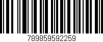 Código de barras (EAN, GTIN, SKU, ISBN): '789859592259'