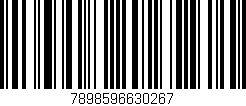 Código de barras (EAN, GTIN, SKU, ISBN): '7898596630267'