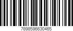 Código de barras (EAN, GTIN, SKU, ISBN): '7898596630465'
